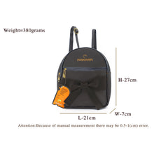 Load image into Gallery viewer, Bow Pattern Double Zip Girls BackPack - myStore20202019