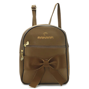 Bow Pattern Double Zip Girls BackPack - myStore20202019