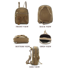 Load image into Gallery viewer, Bow Pattern Double Zip Girls BackPack - myStore20202019
