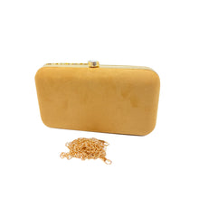 Load image into Gallery viewer, Designer C shape Front Double Color Stone Frame Clutch - myStore20202019