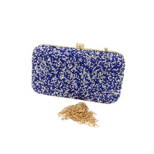 Load image into Gallery viewer, Designer Full Front Double Color Stone Frame Clutch - myStore20202019