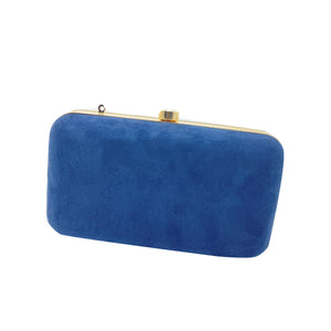Designer Full Front Double Color Stone Frame Clutch - myStore20202019