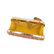 Load image into Gallery viewer, Designer Full Front Double Color Stone Frame Clutch - myStore20202019