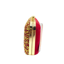 Load image into Gallery viewer, Designer Full Front Double Color Stone Frame Clutch - myStore20202019