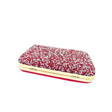 Load image into Gallery viewer, Designer Full Front Double Color Stone Frame Clutch - myStore20202019