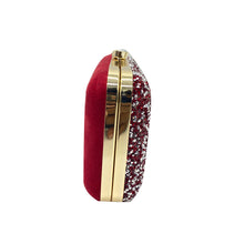 Load image into Gallery viewer, Designer Full Front Double Color Stone Frame Clutch - myStore20202019