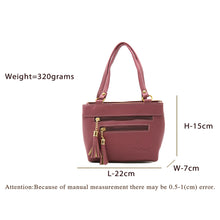 Load image into Gallery viewer, Double Front Zip Ladies Mini Hand Bag - myStore20202019