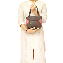 Load image into Gallery viewer, Double Zip Double Color Front Zip Ladies Mini Hand Bag - myStore20202019