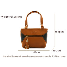 Load image into Gallery viewer, Double Zip Double Color Front Zip Ladies Mini Hand Bag - myStore20202019