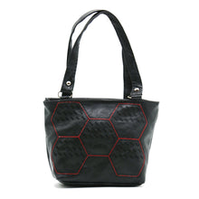 Load image into Gallery viewer, Double Zip Football Stitch Ladies Mini Hand Bag - myStore20202019