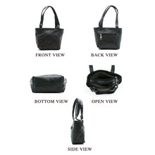 Load image into Gallery viewer, Double Zip Football Stitch Ladies Mini Hand Bag - myStore20202019