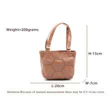 Load image into Gallery viewer, Double Zip Football Stitch Ladies Mini Hand Bag - myStore20202019