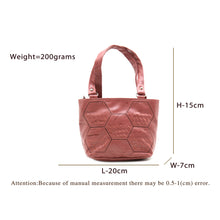 Load image into Gallery viewer, Double Zip Football Stitch Ladies Mini Hand Bag - myStore20202019