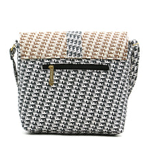 Load image into Gallery viewer, Double Zip F print Flap Buckle Women Sling Bag - myStore20202019