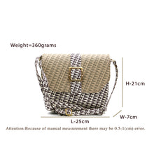 Load image into Gallery viewer, Double Zip F print Flap Buckle Women Sling Bag - myStore20202019