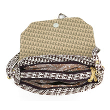 Load image into Gallery viewer, Double Zip F print Flap Buckle Women Sling Bag - myStore20202019