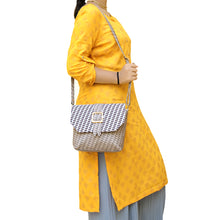 Load image into Gallery viewer, Double Zip F print Flap Buckle Women Sling Bag - myStore20202019