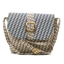 Load image into Gallery viewer, Double Zip F print Flap Buckle Women Sling Bag - myStore20202019
