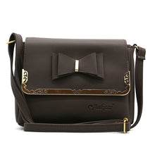Load image into Gallery viewer, Double Zip Frame Bow Fitting Women Sling Bag - myStore20202019