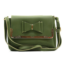 Load image into Gallery viewer, Double Zip Frame Bow Fitting Women Sling Bag - myStore20202019