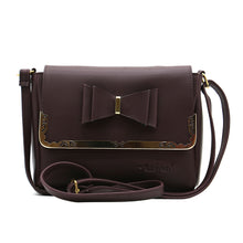 Load image into Gallery viewer, Double Zip Frame Bow Fitting Women Sling Bag - myStore20202019