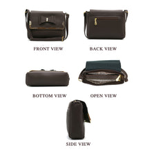 Load image into Gallery viewer, Double Zip Frame Bow Fitting Women Sling Bag - myStore20202019