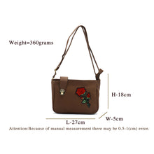 Load image into Gallery viewer, Double Zip Lock Flower Women Sling - myStore20202019