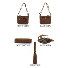 Load image into Gallery viewer, Double Zip Lock Flower Women Sling - myStore20202019