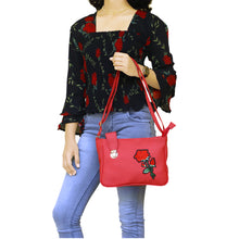 Load image into Gallery viewer, Double Zip Lock Flower Women Sling - myStore20202019