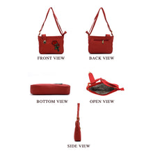 Load image into Gallery viewer, Double Zip Lock Flower Women Sling - myStore20202019