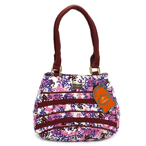 Double Zip Multicolor Ladies Hand Bag - myStore20202019