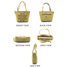 Load image into Gallery viewer, Double Zip Star Cutwork Ladies Mini HandBag - myStore20202019