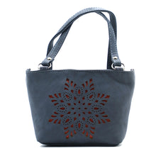 Load image into Gallery viewer, Double Zip Star Cutwork Ladies Mini HandBag - myStore20202019