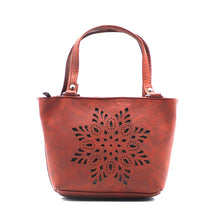 Load image into Gallery viewer, Double Zip Star Cutwork Ladies Mini HandBag - myStore20202019
