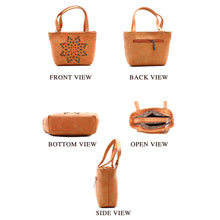 Load image into Gallery viewer, Double Zip Star Cutwork Ladies Mini HandBag - myStore20202019