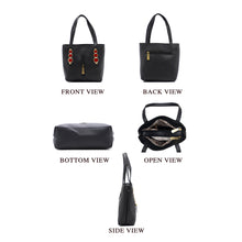 Load image into Gallery viewer, Double Zip Three Circle Fitting Ladies Mini Hand Bag - myStore20202019