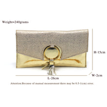 Load image into Gallery viewer, Envelope Bangle Jhumka Fitting Ladies Clutch - myStore20202019