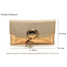 Load image into Gallery viewer, Envelope Bangle Jhumka Fitting Ladies Clutch - myStore20202019