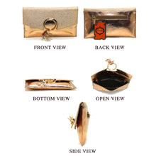 Load image into Gallery viewer, Envelope Bangle Jhumka Fitting Ladies Clutch - myStore20202019