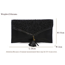 Load image into Gallery viewer, Envelope Designer Jhumka Fitting Ladies Clutch - myStore20202019