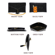 Load image into Gallery viewer, Envelope Designer Jhumka Fitting Ladies Clutch - myStore20202019