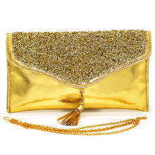 Load image into Gallery viewer, Envelope Designer Jhumka Fitting Ladies Clutch - myStore20202019