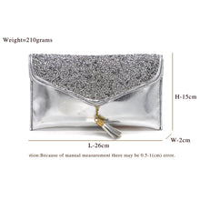 Load image into Gallery viewer, Envelope Designer Jhumka Fitting Ladies Clutch - myStore20202019