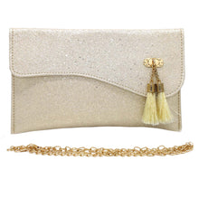 Load image into Gallery viewer, Envelope Double Jhumka Fitting Ladies Clutch - myStore20202019