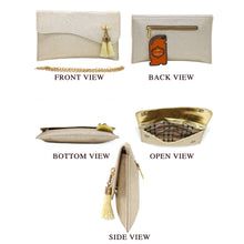 Load image into Gallery viewer, Envelope Double Jhumka Fitting Ladies Clutch - myStore20202019