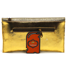 Load image into Gallery viewer, Envelope Zip Jhumka Fitting Ladies Clutch - myStore20202019