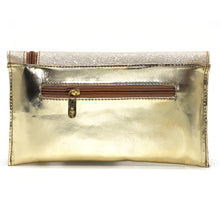 Load image into Gallery viewer, Envelope Zip Jhumka Fitting Ladies Clutch - myStore20202019