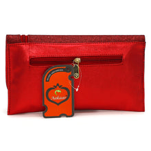 Load image into Gallery viewer, Envelope Zip Jhumka Fitting Ladies Clutch - myStore20202019