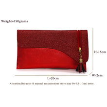 Load image into Gallery viewer, Envelope Zip Jhumka Fitting Ladies Clutch - myStore20202019