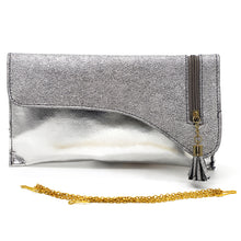 Load image into Gallery viewer, Envelope Zip Jhumka Fitting Ladies Clutch - myStore20202019